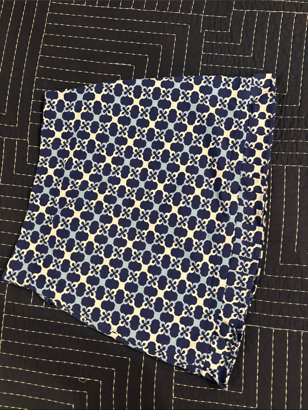 Blue and White Skirt